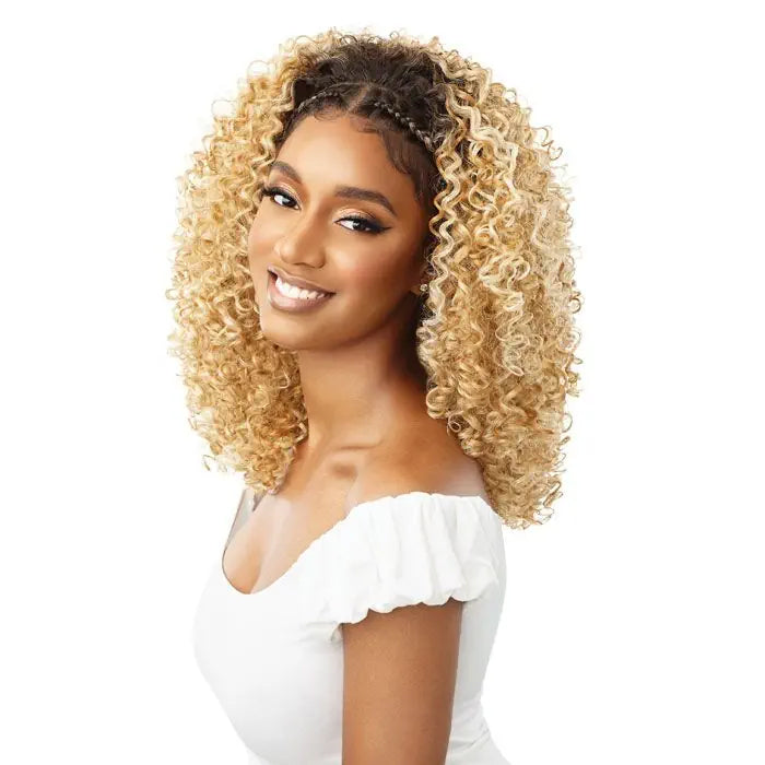 Outre Synthetic 13x2 Lace Frontal Wig - Halo Stitch Braid 18"