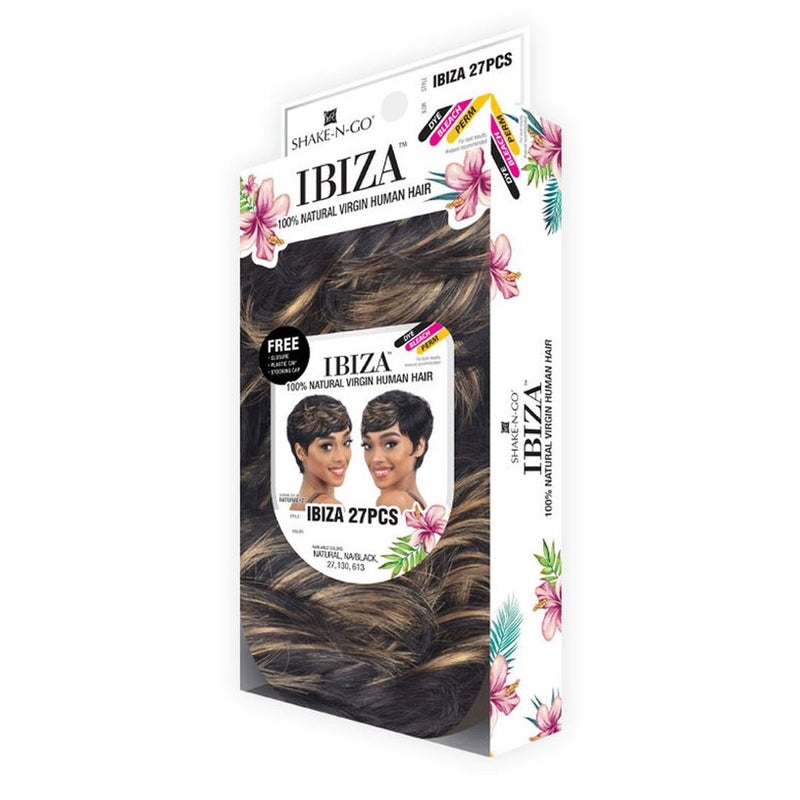 Shake N Go Ibiza 100% Natural Virgin Human Hair Weave - 27pcs