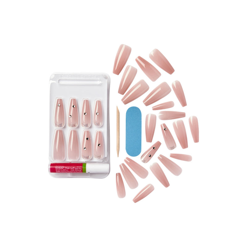Kiss Bare But Better Trunude Shades X-long Nails – Fate