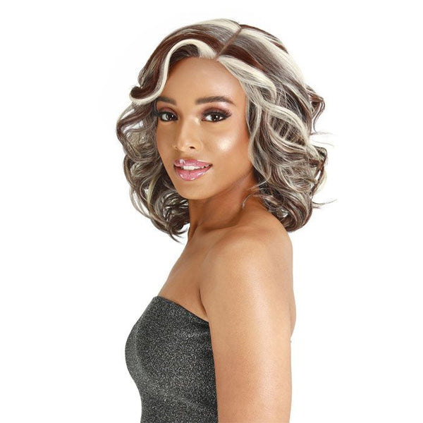 Zury Sis V-lace Cut Synthetic Hair Wig - Caro
