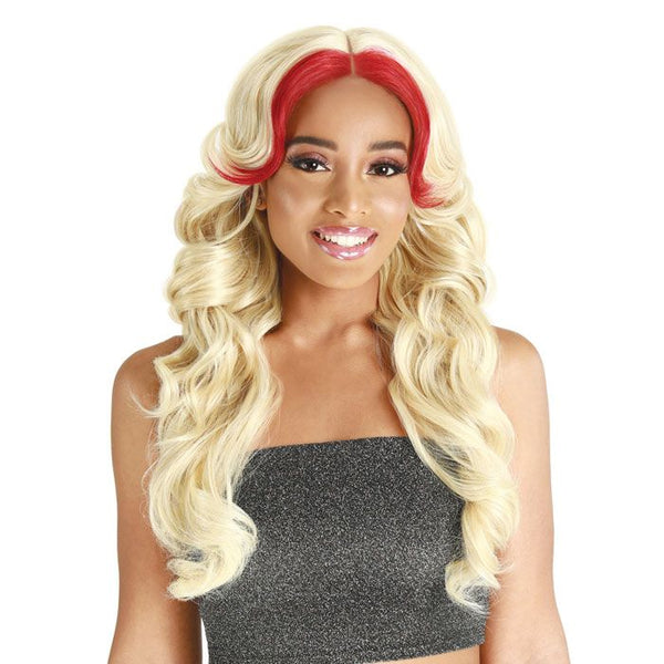 Zury Sis V-lace Cut Synthetic Hair Wig - Vena