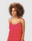 La Jay - Vanessa Synthetic Express Weave Half Wig Curly Jerry Curl Afro