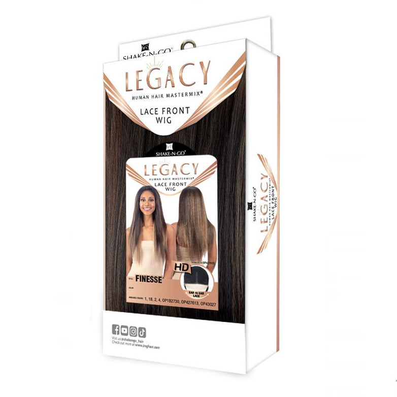 Shake-n-go Legacy Human Hair Mastermix Lace Front Wig - Finesse