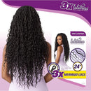 Sensationnel Lulutress Pre-looped 3x Mermaid Locs 24"