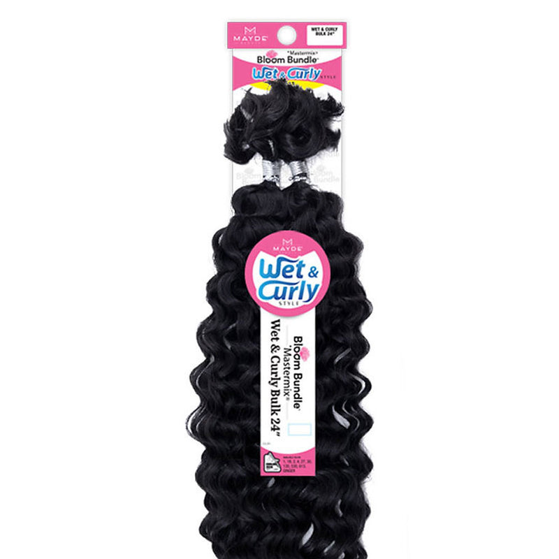 Mayde Beauty Bloom Bundle Weave - Wet & Curly Bulk 24