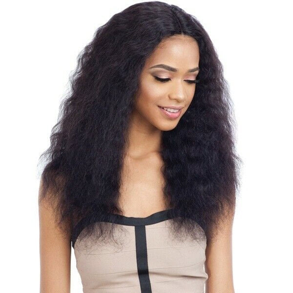 Naked Nature Unprocessed Remy Human Hair Wet&Wavy Lace Part Wig - Deep Wave