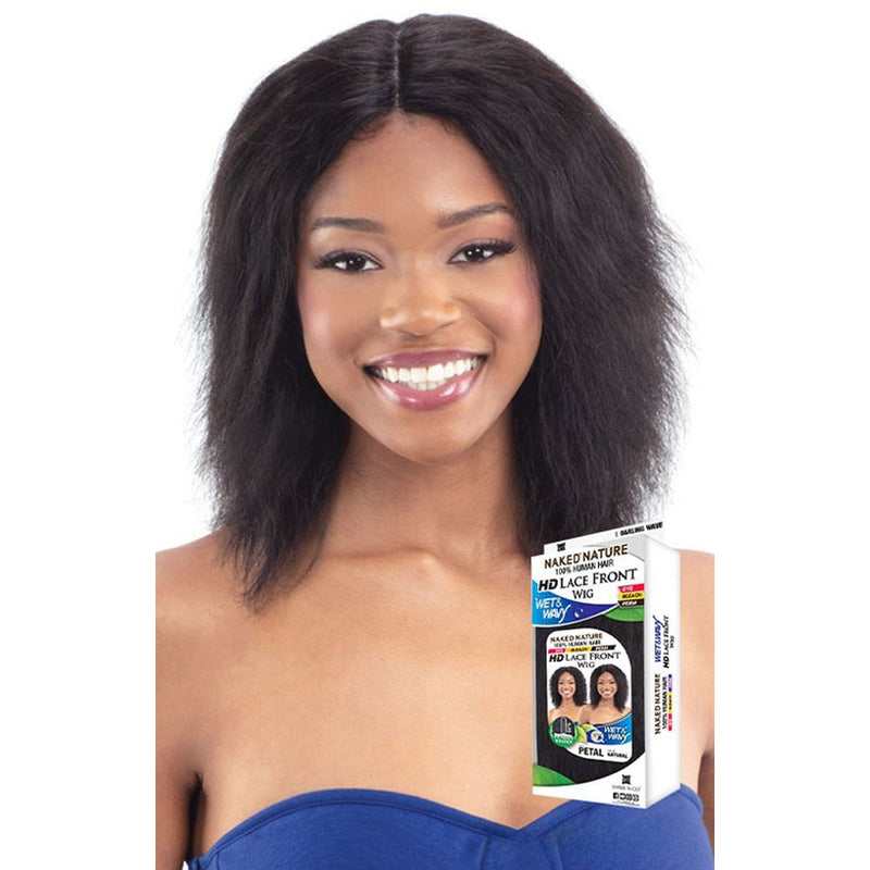 Shake N Go Naked 100% Brazilian Natural Human Hair Lace Part Wig - Petal