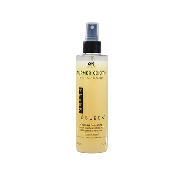 On Natural - Fleek & Sleek 4-in-1 Hair Enhancer [turmeric Biotin] 8oz