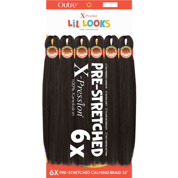 Outre X-pression Lil Looks Prestretched Calming Braid 32 6x