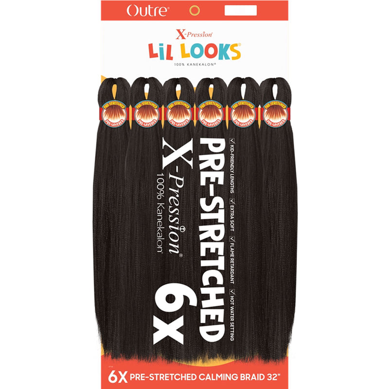 Outre X-pression Lil Looks Prestretched Calming Braid 32 6x