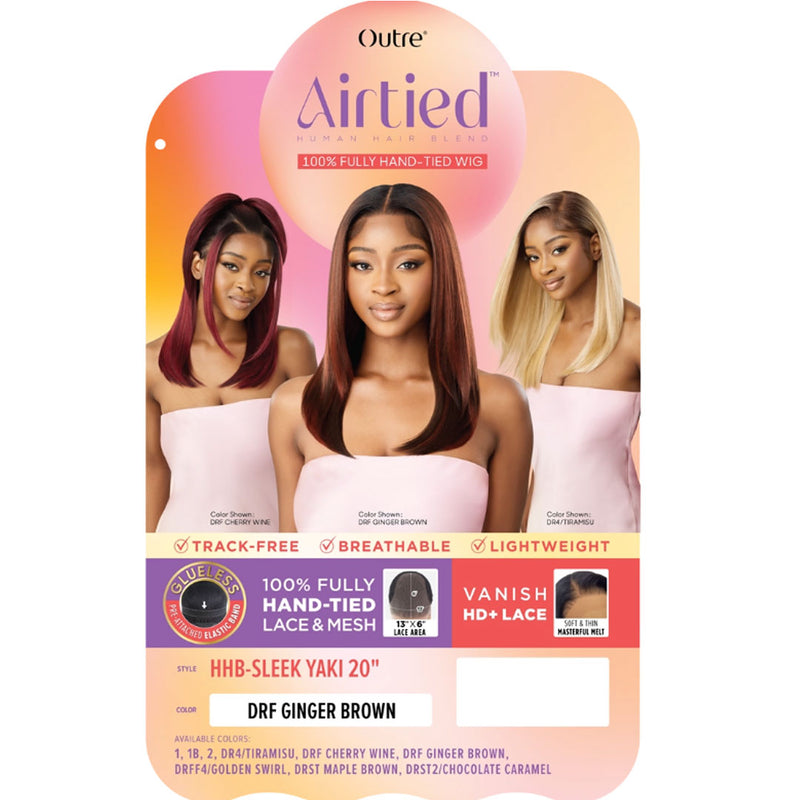 Outre 100% Fully Hand-tied Wig - Hhb-sleek Yaki 20"