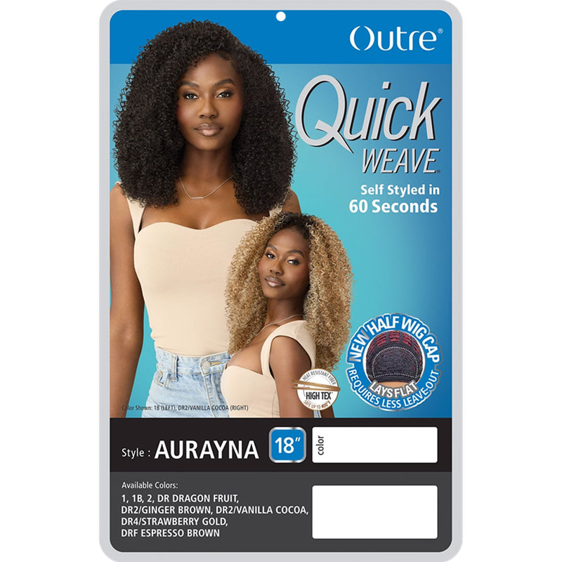 Outre Synthetic Half Wig Quick Weave - Aurayna