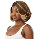 Outre Synthetic Sleek Lay Part Hd Transparent Lace Front Wig - Danika