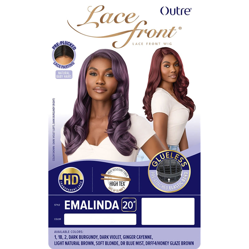 Outre Synthetic Hair Hd Lace Front Wig - Emalinda