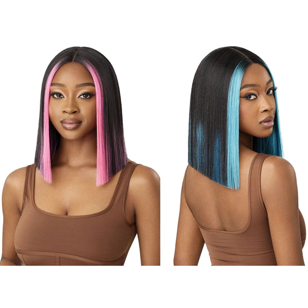 Outre Synthetic Color Bomb Hd Lace Front Wig - Gala