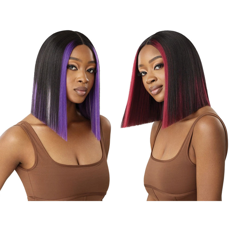 Outre Synthetic Color Bomb Hd Lace Front Wig - Gala