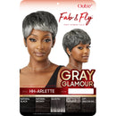 Outre Fab&fly Gray Glamour Human Hair Wig Hh-arlette
