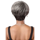 Outre Fab & Fly Gray Glamour Full Cap Wig - Human Hair - Galina