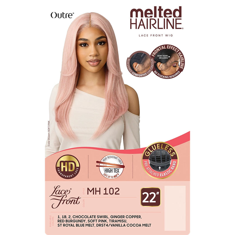Outre Melted Hairline Synthetic Hd Lace Front Wig - Mh102