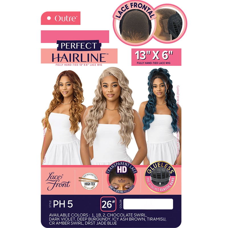 Outre Synthetic Perfect Hairline 13x6 Hd Lace Front Wig - Ph 5
