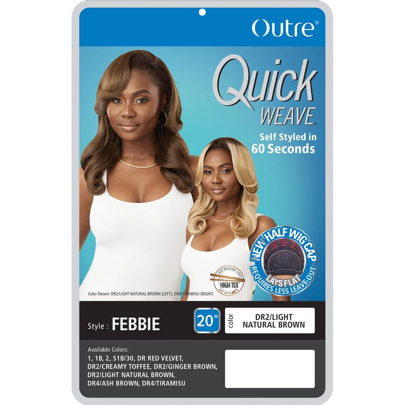 Outre Synthetic Half Wig Quick Weave - Febbie
