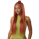Outre 6x5 Pre-cut Lace Closure Wig - Human Hair Blend - Sleek Yaki 30