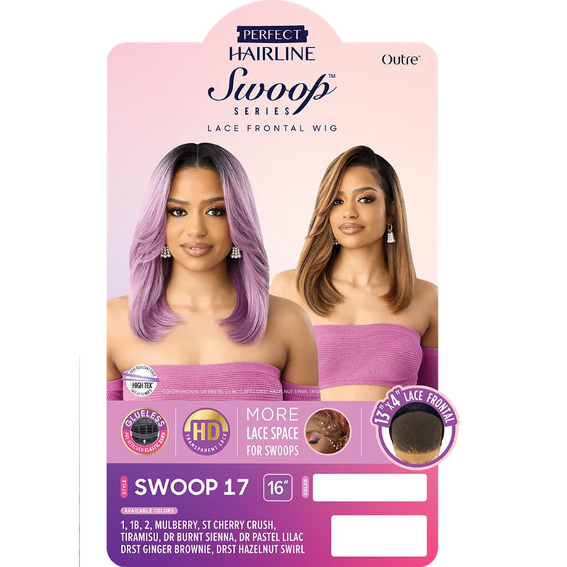 Outre Synthetic Perfect Hairline 13x4 Hd Lace Front Wig - Swoop 17