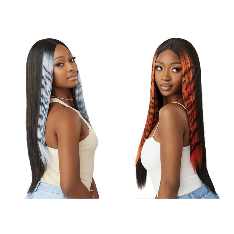Outre Synthetic Color Bomb Hd Lace Front Wig - Tygra