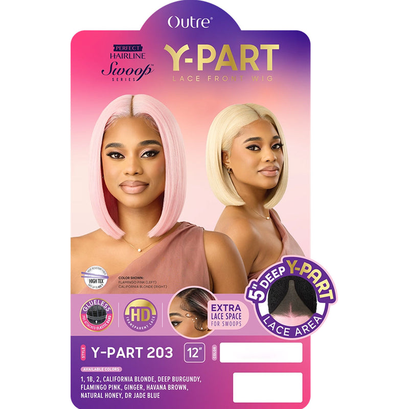 Outre Lace Front Wig - Perfect Hair Line - Swoop Series Y-part 203