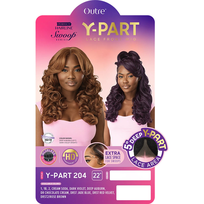 Outre Lace Front Wig - Perfect Hair Line - Swoop Series Y-part 204