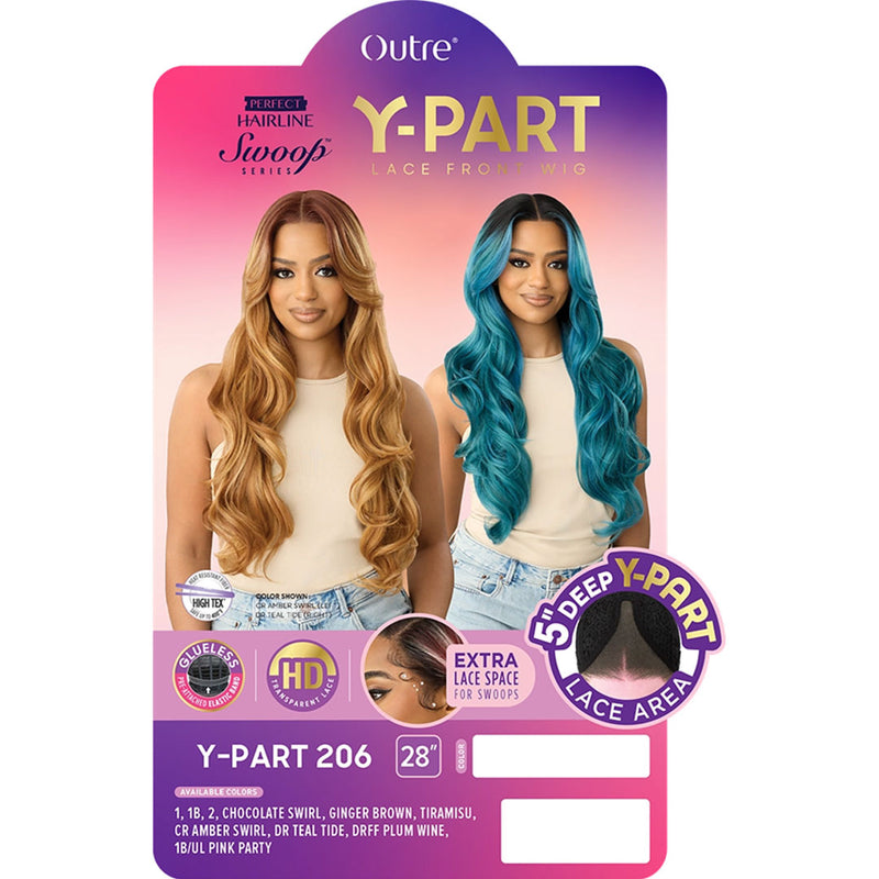 Outre Lace Front Wig - Perfect Hair Line - Swoop Series Y-part 206