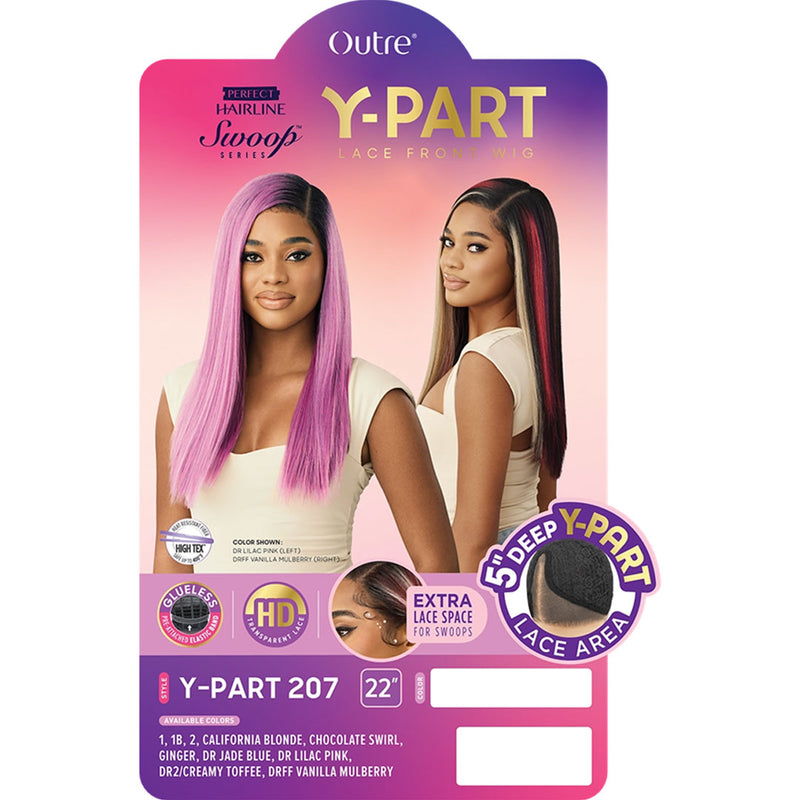 Outre Lace Front Wig - Perfect Hair Line - Swoop Series Y-part 207