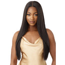 Outre Human Hair Blend 5x5 Lace Closure Wig - Hhb Yaki Straight 26"