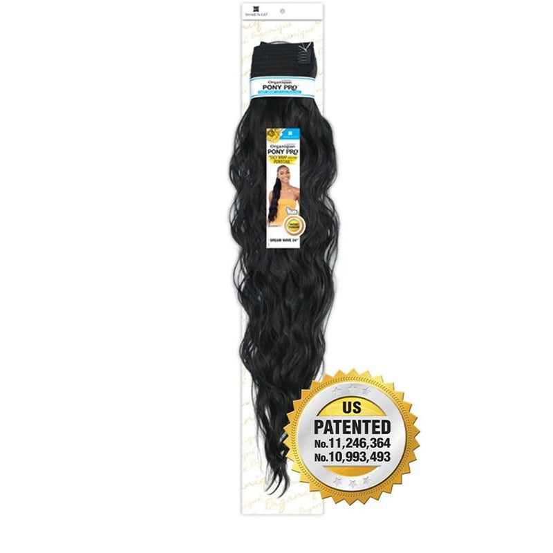 Shake N Go Organique Pony Pro Secret Pocket Ponytail - Dream Wave 24"