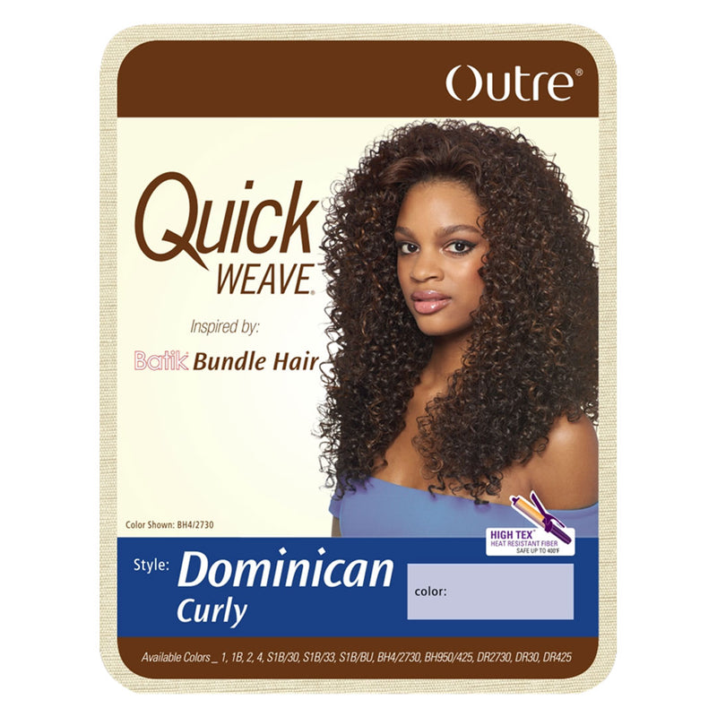 Outre Synthetic Hair Half Wig Quick Weave Batik Dominican Curly