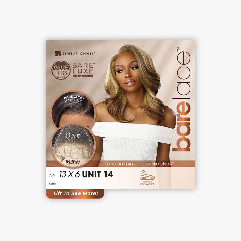 Sensationnel Bare Luxe Lace Glueless Lace Wig - 13x6 Unit 14