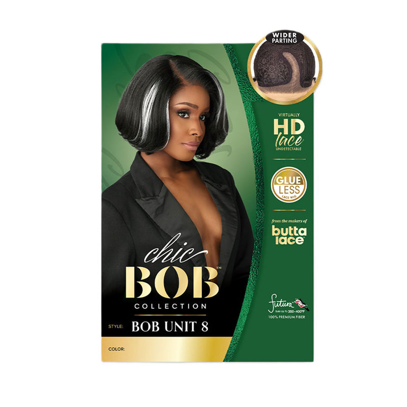 Sensationnel Synthetic Hair Butta Hd Lace Chic Bob Lace Wig - Bob Unit 8