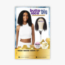 Sensationnel Human Hair Blend Butta Hd Lace Front Wig - W&w Water Wave 12"