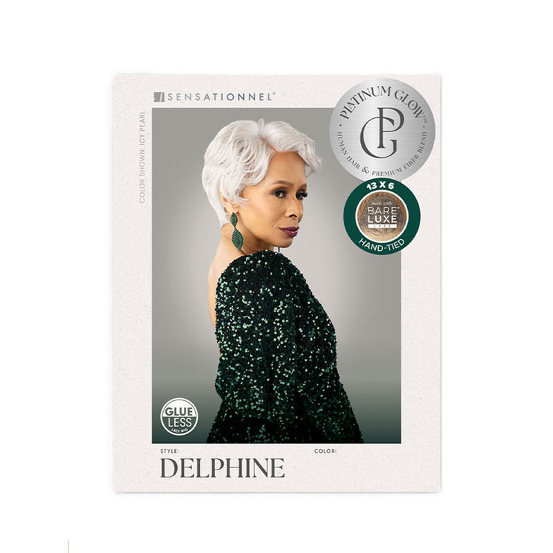 Sensationnel Platinum Glow Human Hair Blend 13x6 Glueless Lace Wig - Delphine