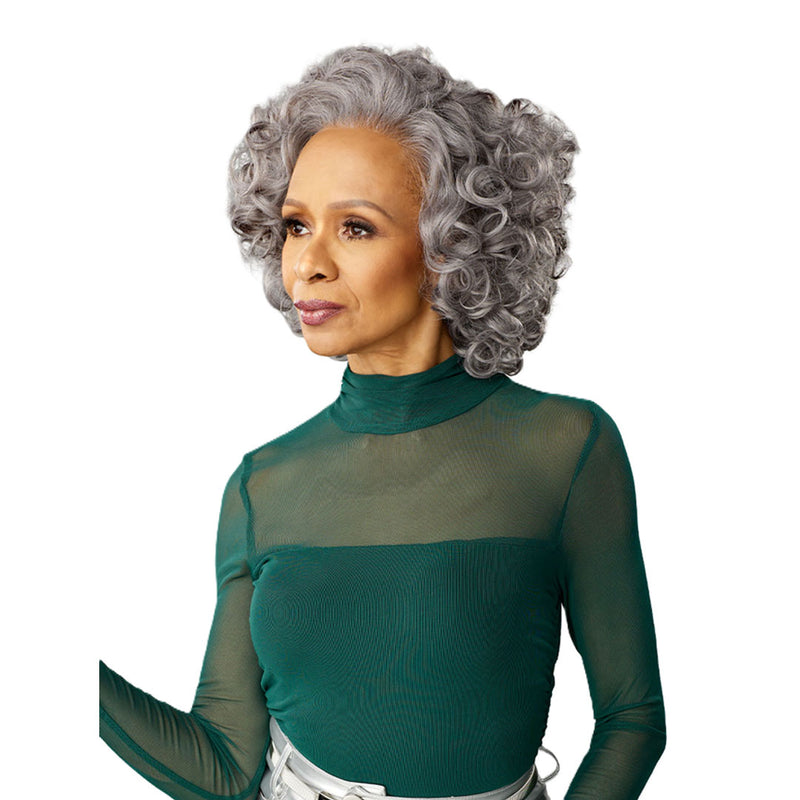 Sensationnel Platinum Glow Human Hair Blend 13x6 Glueless Lace Wig - Evine