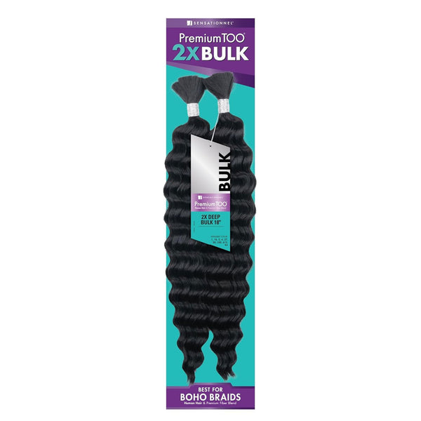 Sensationnel Premium Too Human Hair & Fiber Blend - 2x Deep Bulk 22