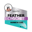 Sensationnel Premium Too Human Hair Blend Feather Crochet- Burmese Curl 14