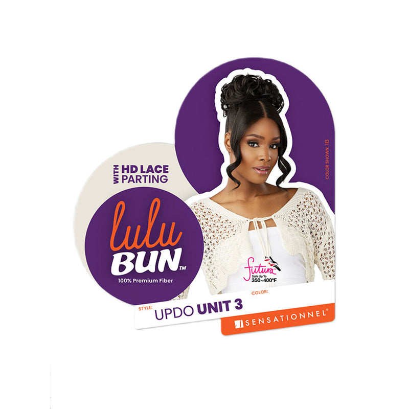 Sensationnel Synthetic Hair Wig Piece Hd Lace Parting Lulu Bun - Updo Unit 3