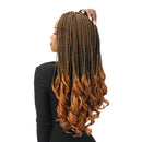 Zury Synthetic Pre-stretched Crochet Braid- 6x French Curl 40