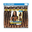 Zury Synthetic Pre-stretched Crochet Braid- 6x French Curl 40
