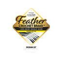 Zury Sis Hollywood Feather Crochet Braid Human Hair- Ocean 22