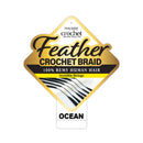 Zury Sis Hollywood Feather Crochet Braid Human Hair - Ocean 18