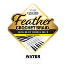 Zury Sis Hollywood Feather Crochet Braid Human Hair - Water 12