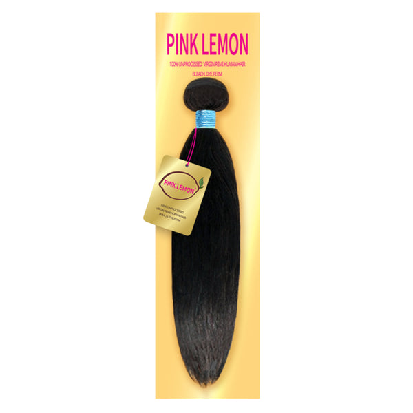 13a Pink Lemon Unprocessed Virgin Remi Hair Weave - Straight