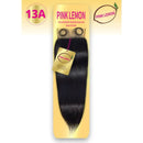 15a Pink Lemon Unprocessed Virgin Remi Hair Closure - 4x4 Straight 12"
